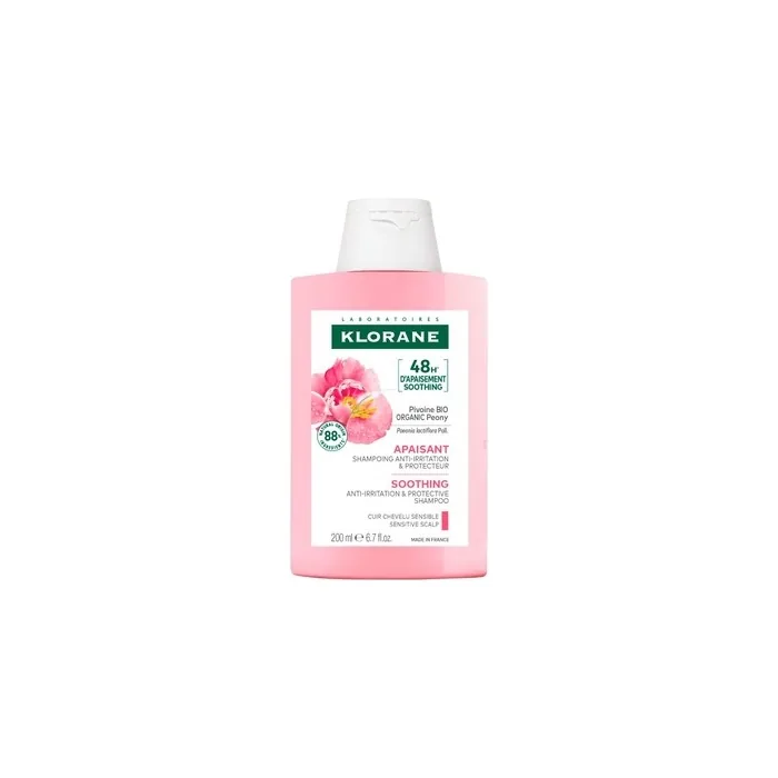Klorane Peony Shampoo 200ml Soothing And Antiirritating Shampoo