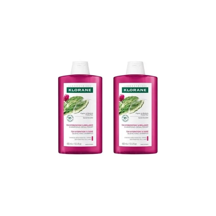 Klorane Duplo Barbaria Fig Shampoo - 2 X 400ml