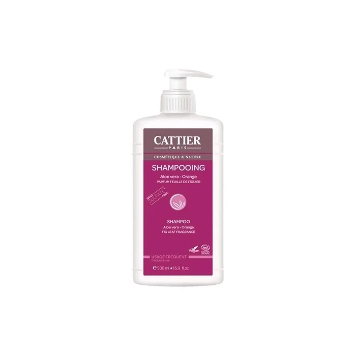 Cattier Organic Aloe Vera Orange Shampoo 500ml
