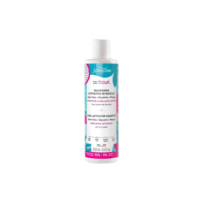 Activilong Acticurl Hydra Curl Activator Shampoo With Pitaya Glycerin And Aloe Vera 250ml