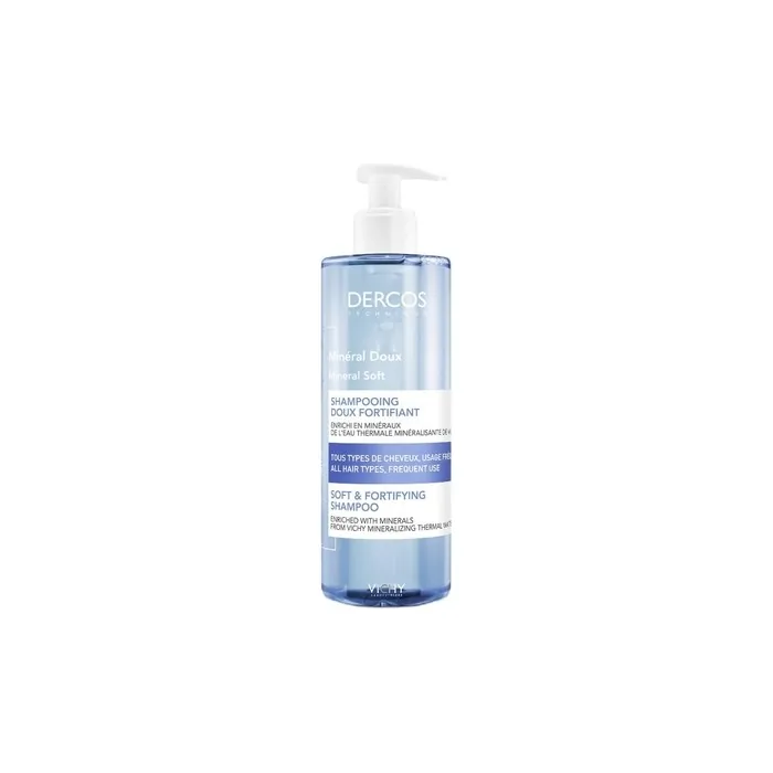 Dercos Mineral Gentle Strengthening Shampoo For Hair 400ml
