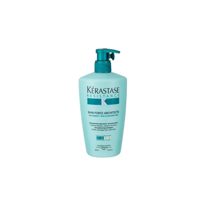 Kérastase Bain Force Architecte Strengthening Shampoo For Damaged And Brittle Hair 500ml