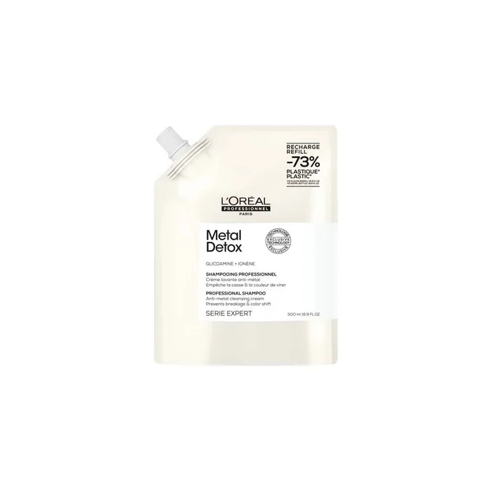 L'Oral Professionnel Metal Detox Shampoo For Damaged Hair Refill 500ml