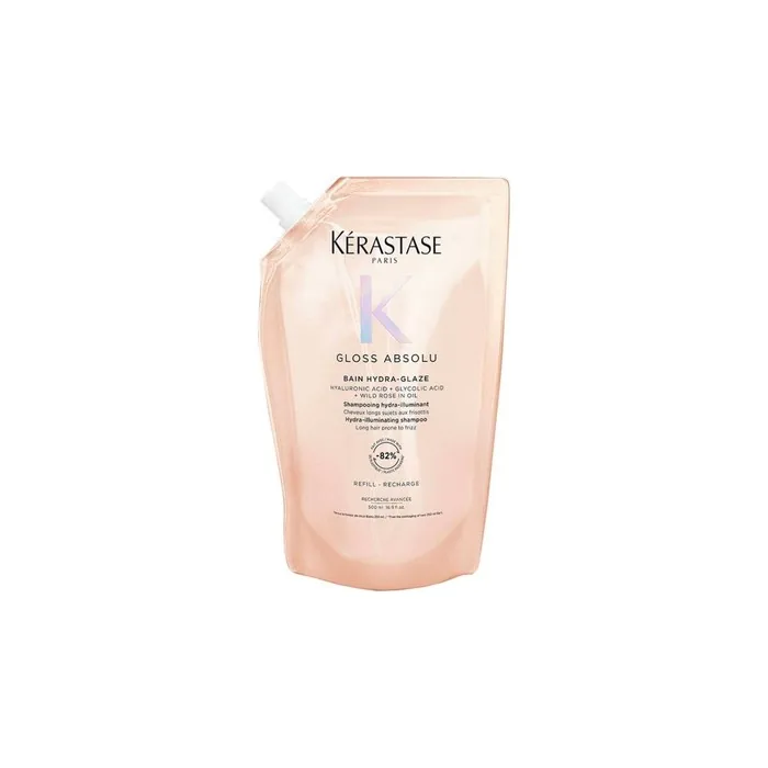 Kérastase Gloss Absolu Bain Hydra-Glaze Refill 500ml - Professional Hair Care