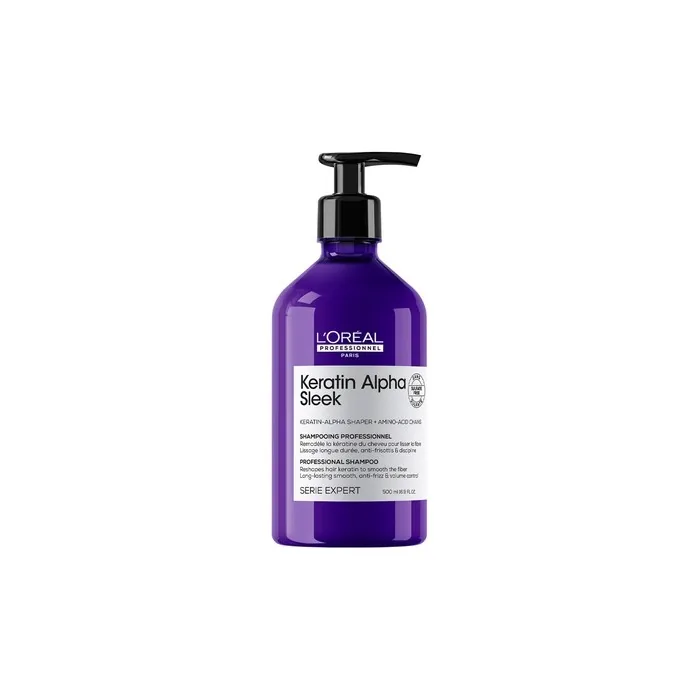 L'Oreal Keratin Alpha Sleek Shampoo 500ml
