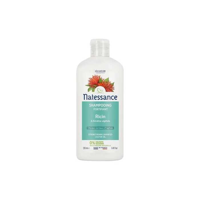 Natesance Fortifying Shampoo For Castor And Vegetable Keratin 250ml