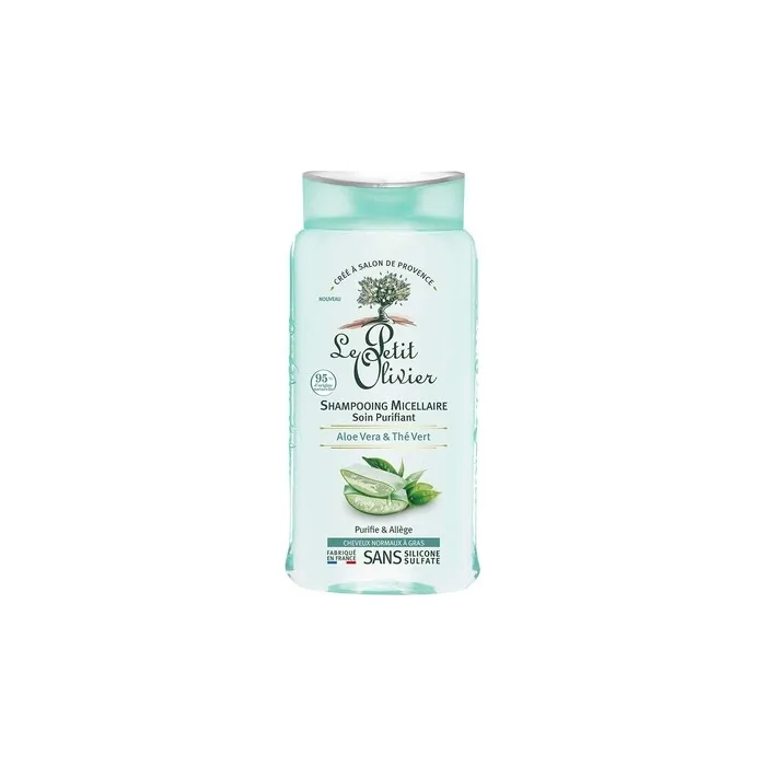 Le Petit Olivier Purifying Micellar Shampoo with Aloe Vera and Green Tea 8.45 Oz