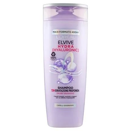 Elvive Hydra Hyaluronic Shampoo 72h Deep Moisture 400ml