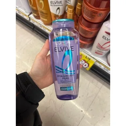 L'Oreal Elvive Hyaluronic Shampoo Pure For Oily Hair 400 Ml
