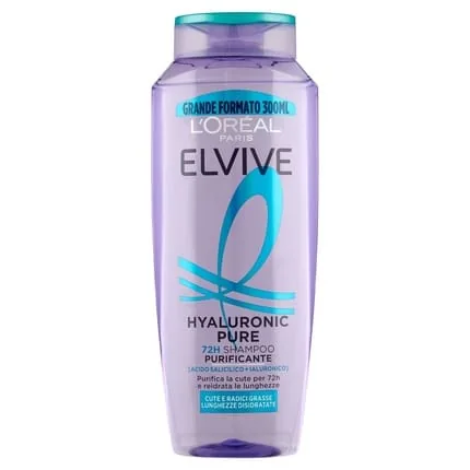 Elvive Shampoo 300ml With Hyaluronic Pure