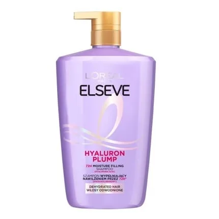 Elseve Hyaluron Plump Moisturizing Shampoo For Dehydrated Hair 1000ml