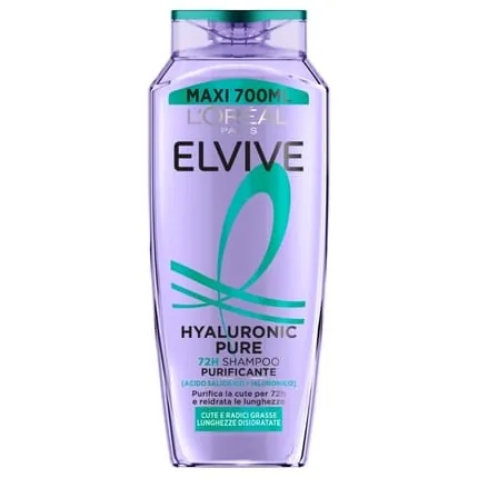 L'Oreal Paris Elvive Hyaluronic Pure Shampoo for Oily Skin and Roots