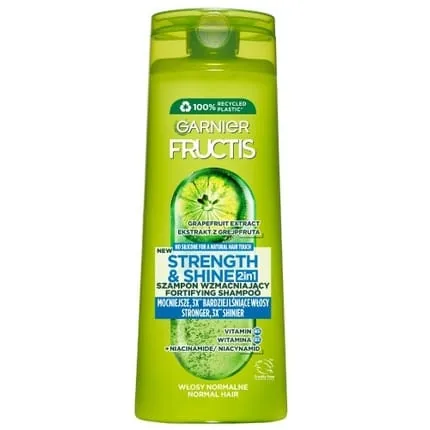 Garnier Fructis Strength and Shine 2-in-1 Shampoo for Normal Hair 400ml