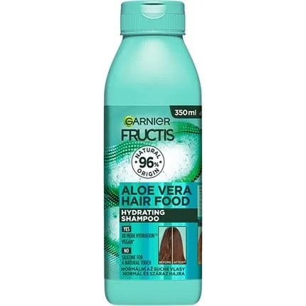 Garnier Fructis Hair Food Aloe Vera Hydrating Shampoo 350 Ml Moisturizing Shampoo For Normal And Dry Hair