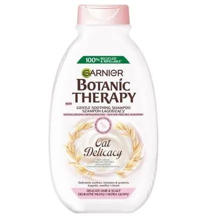 Garnier Botanic Therapy Oat Delicacy Soothing Shampoo For Delicate Hair And Scalp 400ml