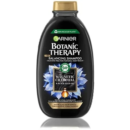 Garnier Botanic Therapy Magnetic Charcoal Cleansing Shampoo For Oily Hair With Dry Ends