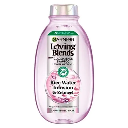 Garnier Loving Blends Rice Water Infusion Starch Smoothing Shampoo 300 Ml