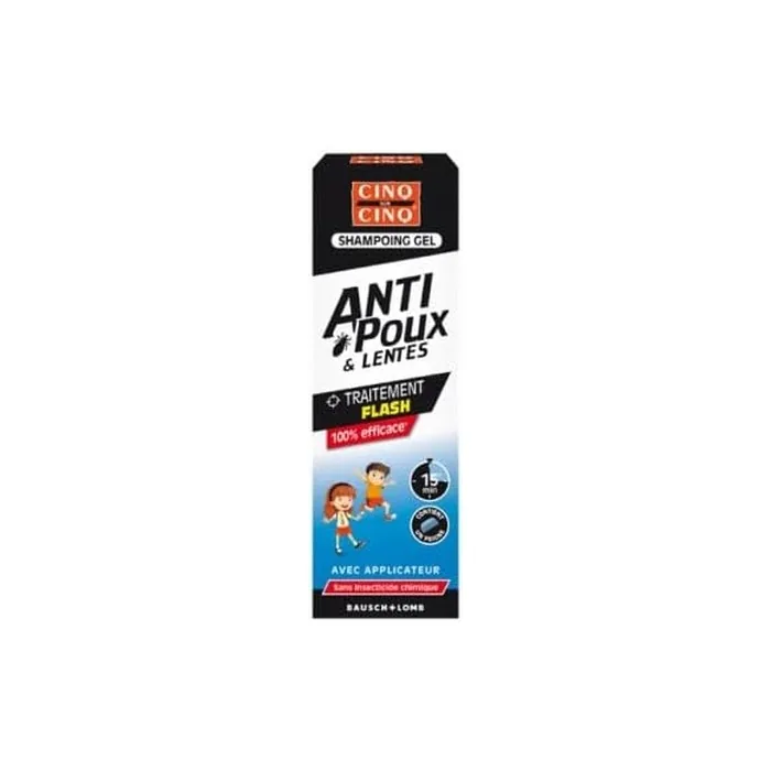 Cinq Sur Cinq Anti-Lice and Nits Shampoo Gel 400ml