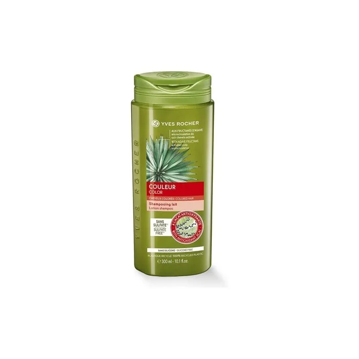 Yves Rocher Color Shampoo Milk Without Sulfate Enriched With Agave And Acai Pulp