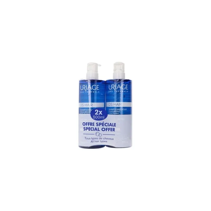 Uriage D.S. Gentle Regulating Shampoo 2x500ml