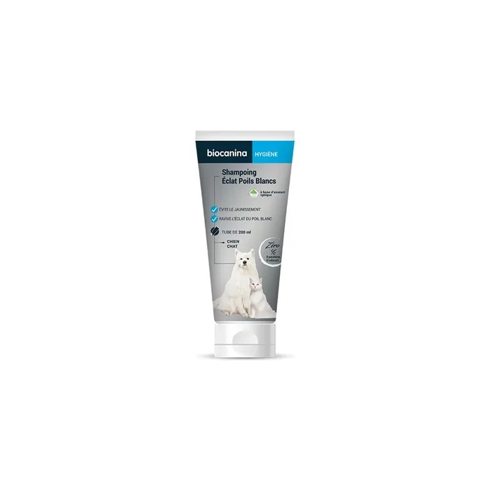 Biocanina Shampoo with White Bristles 200ml