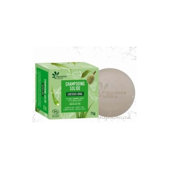 Fleurance Nature Solid Shampoo for Oily, Normal, and Dry Hair 75g