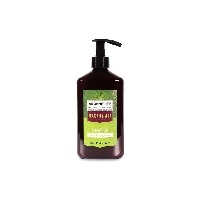 ArganiCARE Macadamia Hair Shampoo for Dry and Damaged Hair 400ml