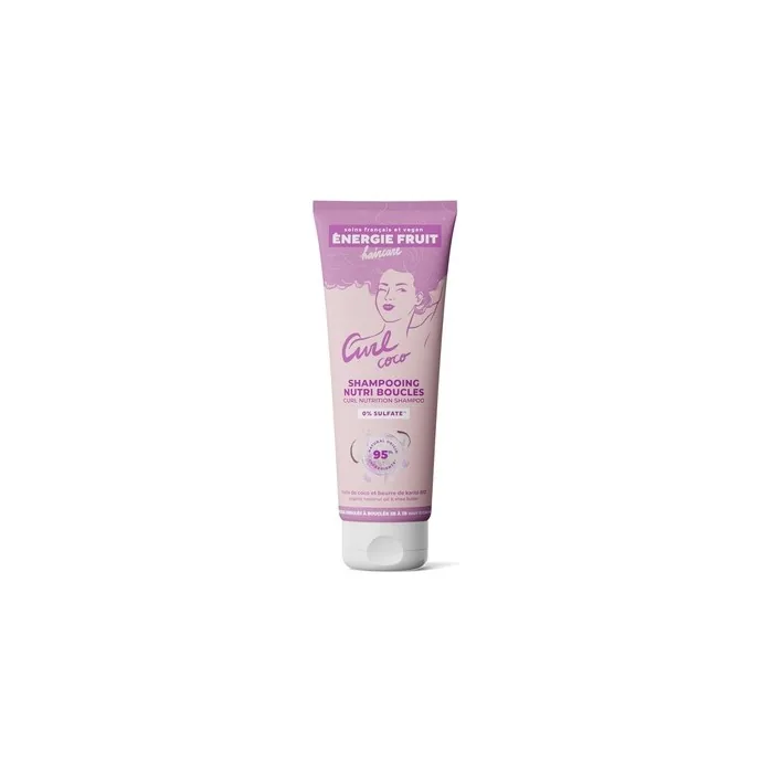 Energy Fruit Sulfate-Free Shampoo with Organic Coconut & Shea Butter for Strongly Curly Hair
