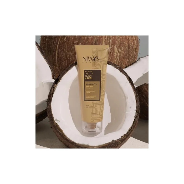 Niwel Beauty Shampoo Soin Wash And Go So Curl 250ml Moisturizing Cream