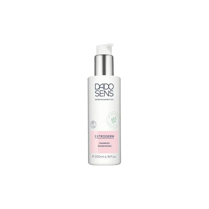 Dado Sens ExtroDerm Shampoo 200ml Soothing Gentle Cleansing for Dry, Flaky, and Sensitive Scalp - Therapy Companion for Neurodermatitis and Psoriasis