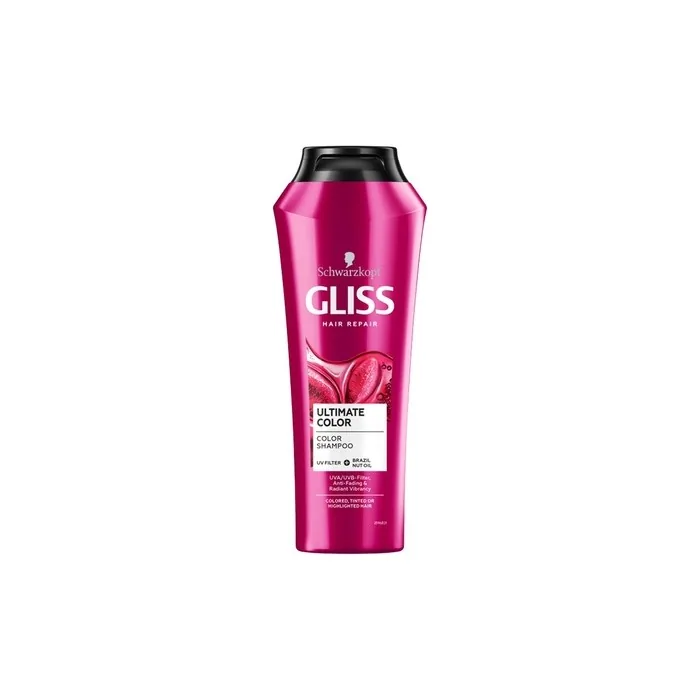 Gliss Ultimate Color Shampoo For Colored, Toned, And Lightened Hair 250ml