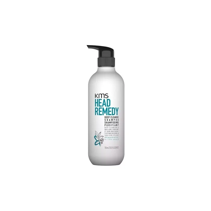 KMS HeadRemedy Deep Cleanse Shampoo 750ml - Removes Build-Up & Balances Scalp pH