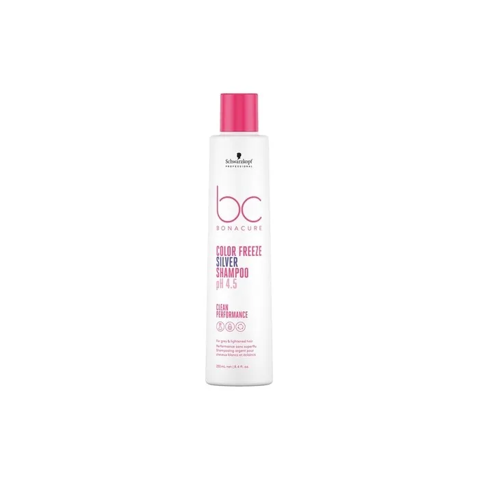 Bc Bonacure Color Freeze Silver Shampoo With Pigment For Cool Hair Shades 250ml