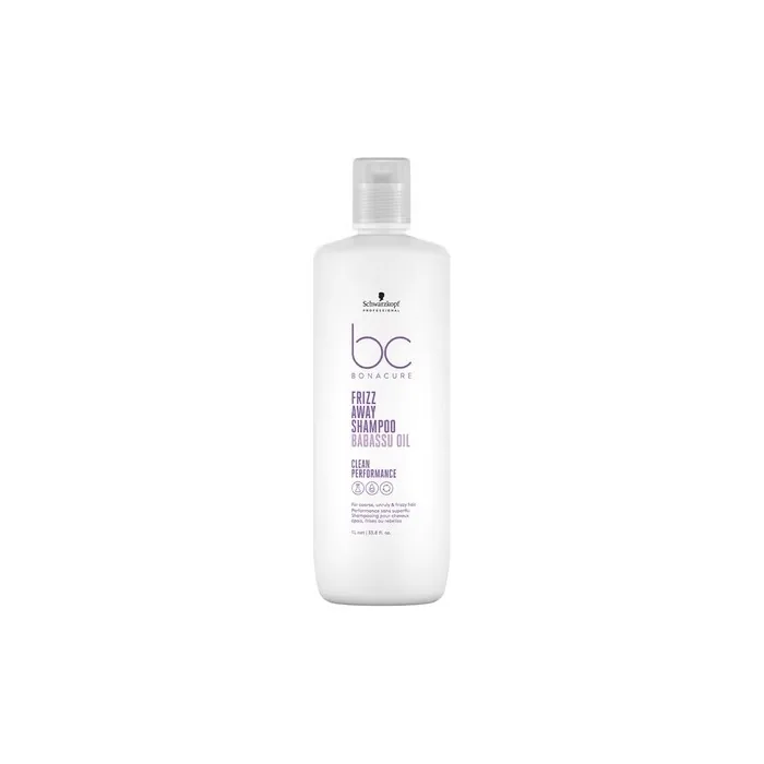 Schwarzkopf Professional Bc Bonacure Frizz Away Smoothing Shampoo For Frizzy Hair 1000ml
