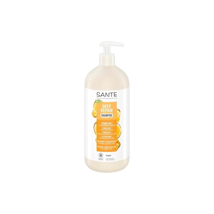 Sante Naturkosmetik Deep Repair Shampoo With Squalane And 3fold Protein Complex