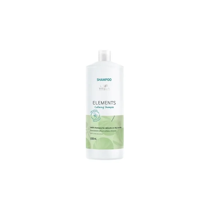 Wella Professionals Elements Calming Shampoo 1000ml Soothing Hair Care