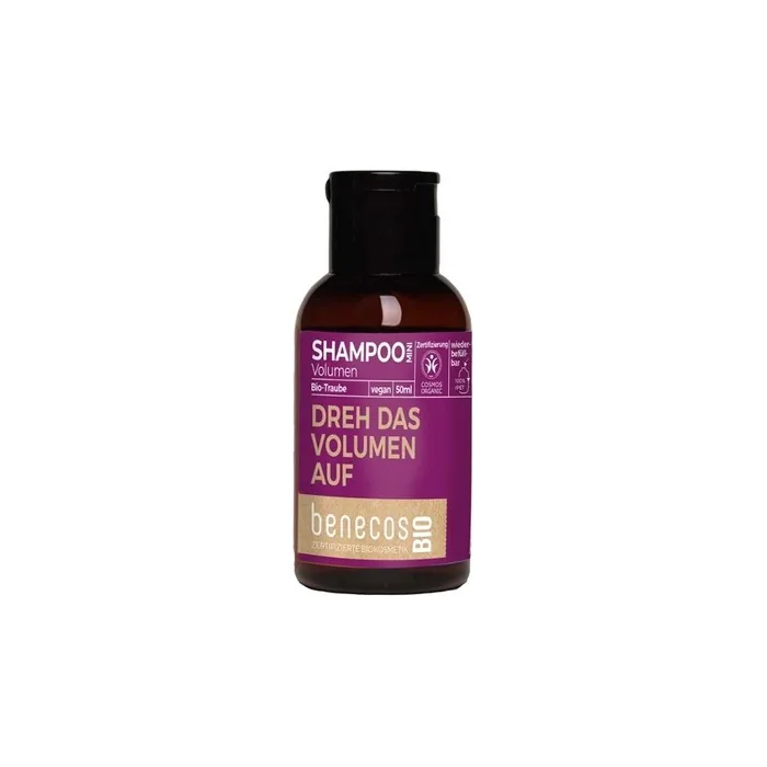 Benecos Grape Shampoo Volume Mini Travel Size 50ml