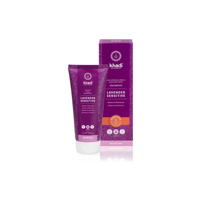Khadi Lavender Sensitive Ayurvedic Shampoo 100% Natural Silicone & Sulfate Free