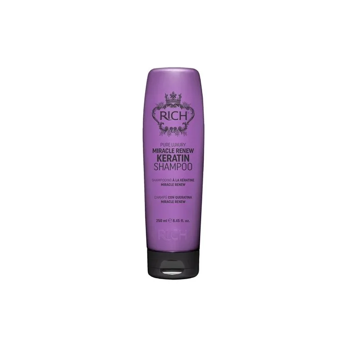 Rich Repair Miracle Renew CC Shampoo with Keratin, Argan Oil, Grape Seed Oil for Dry and Damaged Hair