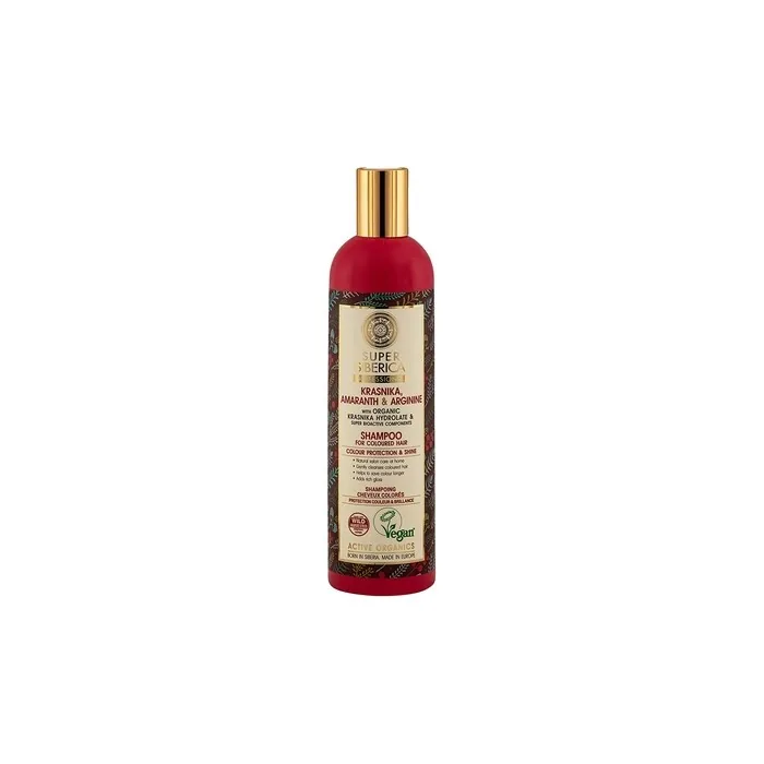 Natura Siberica Super Cranberry Amaranth & Arginine Shampoo for Colored Hair 400ml