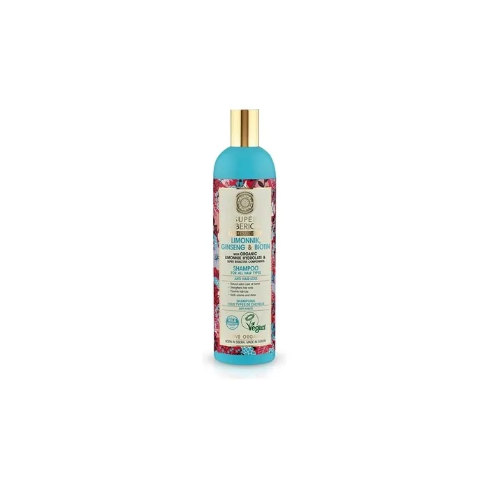 Natura Siberica Schizandra Ginseng And Biotin Professional Shampoo 400ml