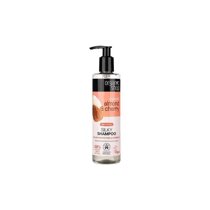 Almond & Cherry Color Protection Shampoo 100% Vegan & Organic Rich in Vitamins