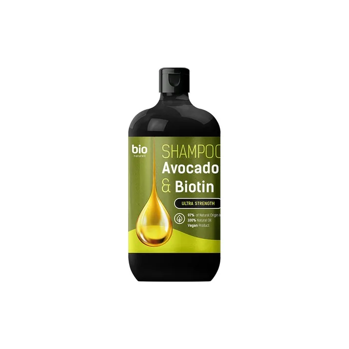 Bio Naturell Shampoo For All Hair Types With Avocado Oil And Biotin 946 Ml