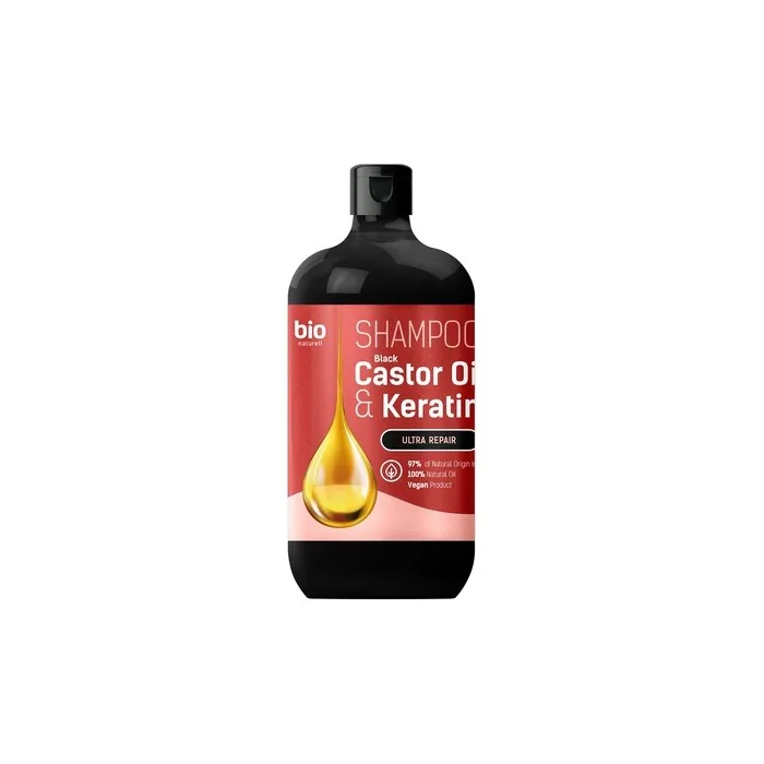 Bio Naturell Ultra Repair Shampoo For Hair With Castor Oil And Keratin 946ml