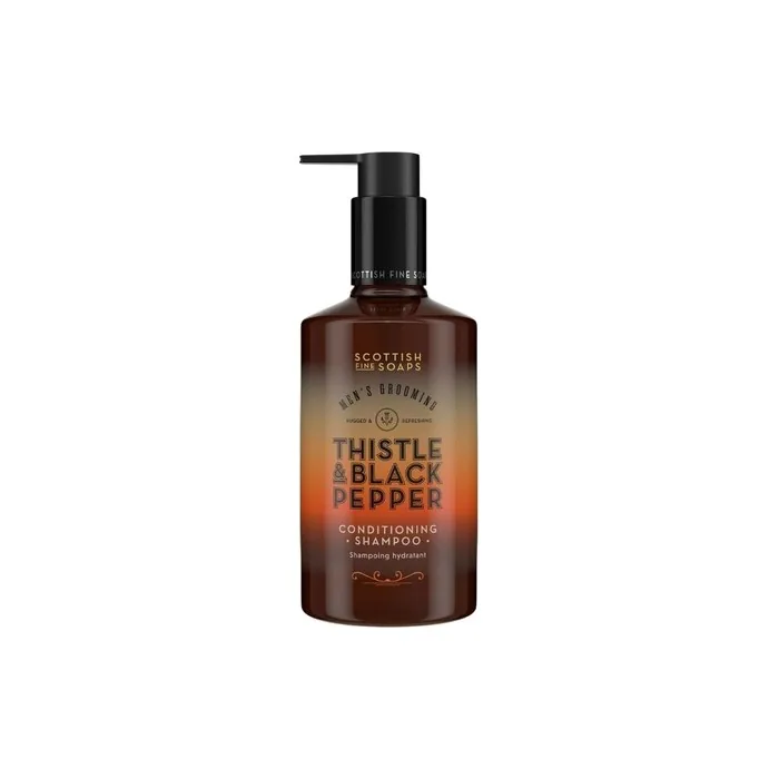 Scottish Fine Soaps Men's Grooming Thistle & Black Pepper Conditioning Shampoo