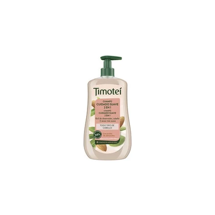 Timotei Gentle Care 2in1 Shampoo With Almond And Coconut Oil For All Hair Types 600 Ml
