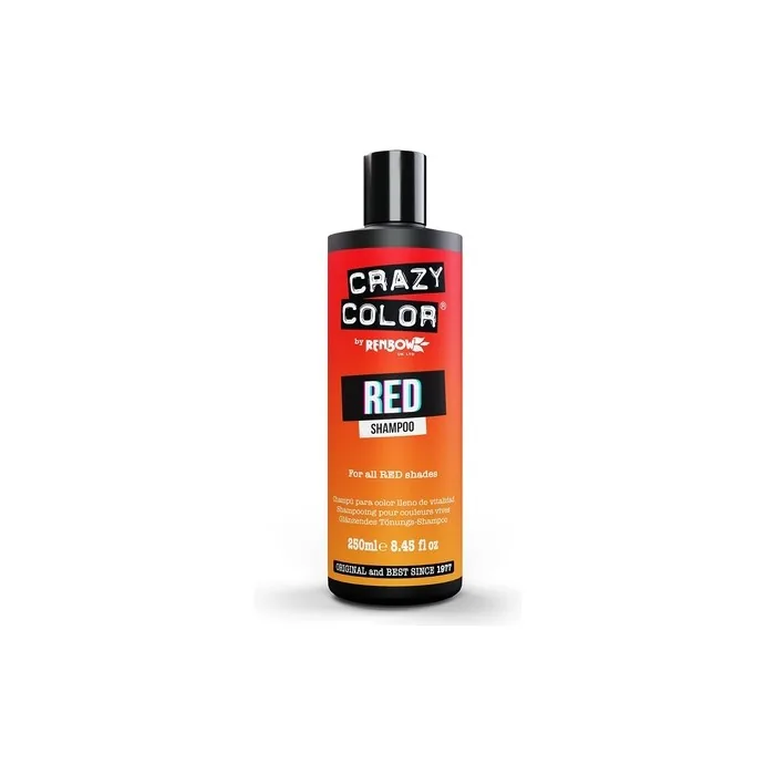 Crazy Color Red Shampoo for All Red Hair Shades 250ml