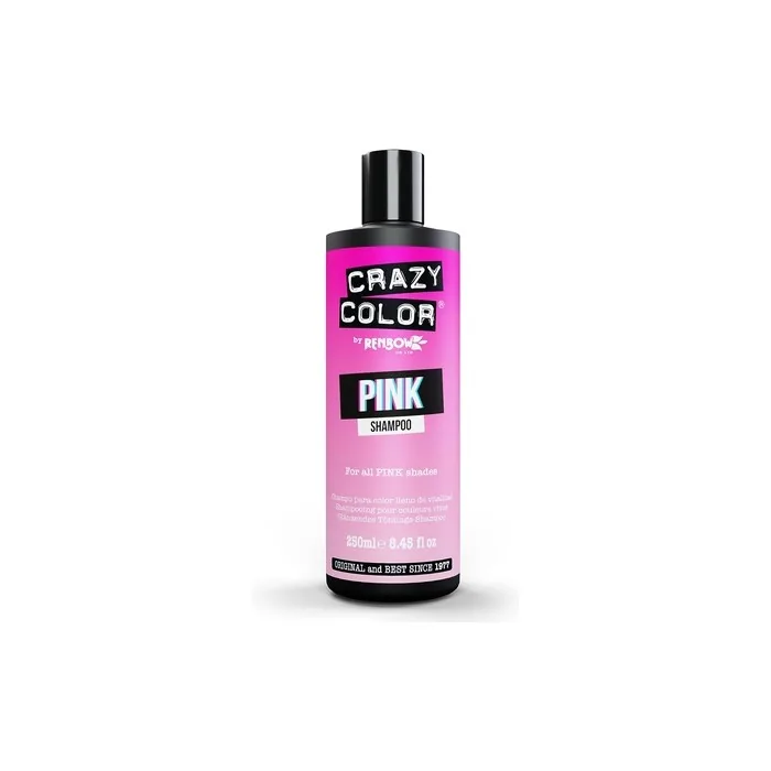 Crazy Color Pink Shampoo for All Pink Hair Shades 250ml