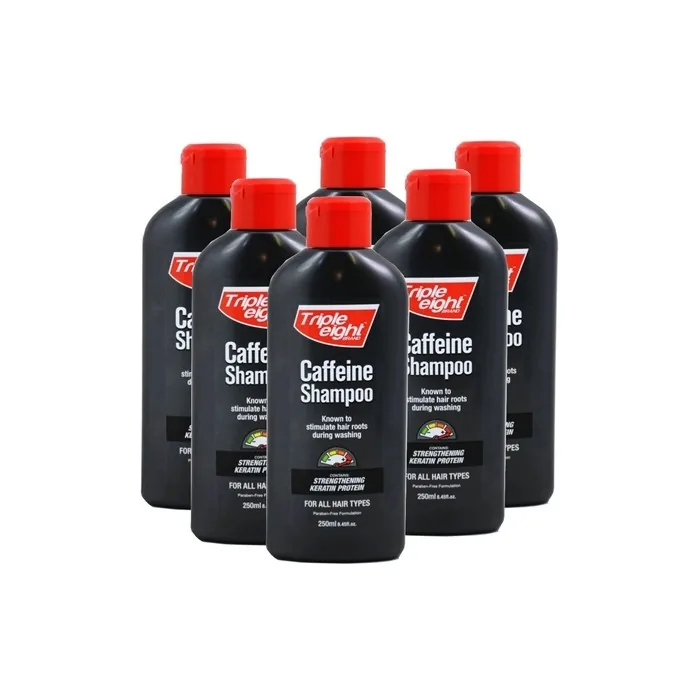 Triple Eight Caffeine Shampoo for All Hair Types 250ml