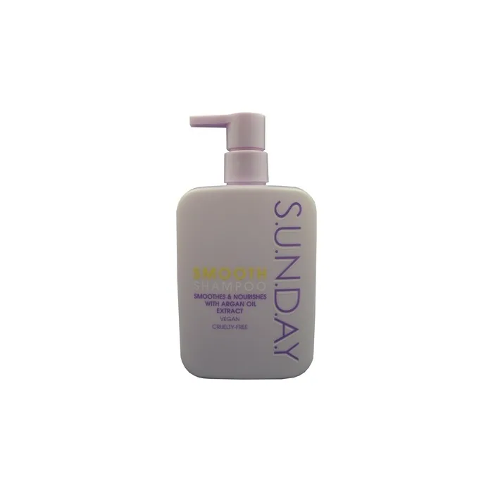 S.U.N.D.A.Y Smooth Shampoo 350ml - Pump Dispenser